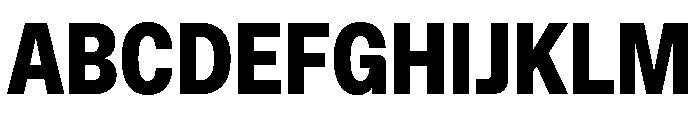 ABCFavoritCondensed Black Font UPPERCASE