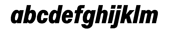 ABCFavoritCondensed BlackItalic FONT