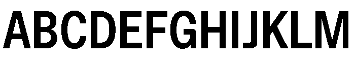 ABCFavoritCondensed Bold Font UPPERCASE