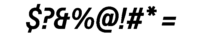 ABCFavoritCondensed BoldItalic Font OTHER CHARS