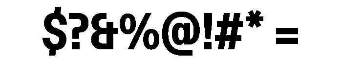 ABCFavoritCondensed Extrabold Font OTHER CHARS