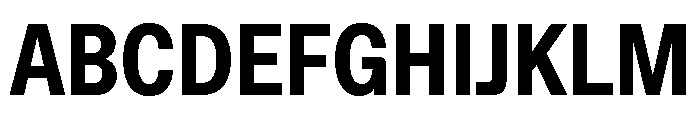 ABCFavoritCondensed Extrabold Font UPPERCASE