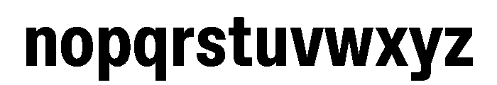 ABCFavoritCondensed Extrabold Font LOWERCASE