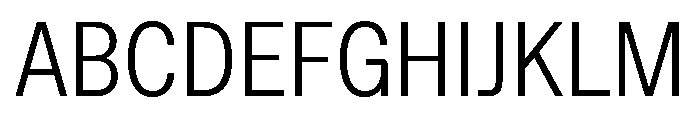 ABCFavoritCondensed Light Font UPPERCASE