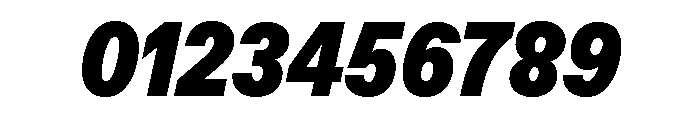ABCFavoritCondensed UltraItalic Font OTHER CHARS