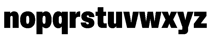ABCFavoritCondensed Ultra Font LOWERCASE