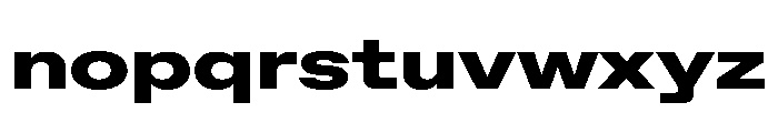 ABCFavoritExpanded Black Font LOWERCASE