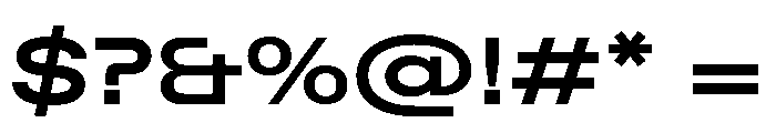 ABCFavoritExpanded Bold Font OTHER CHARS