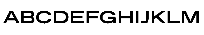 ABCFavoritExpanded Bold Font UPPERCASE