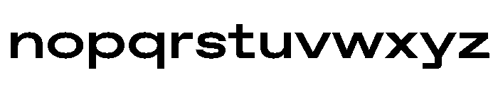 ABCFavoritExpanded Bold Font LOWERCASE