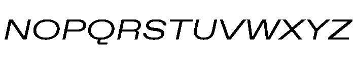 ABCFavoritExpanded BookItalic Font UPPERCASE
