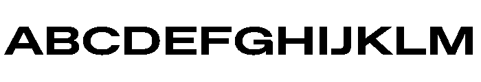 ABCFavoritExpanded Extrabold Font UPPERCASE