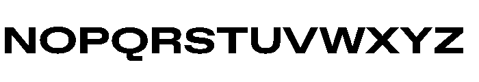 ABCFavoritExpanded Extrabold Font UPPERCASE