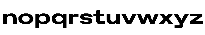 ABCFavoritExpanded Extrabold Font LOWERCASE