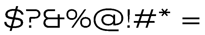 ABCFavoritExpanded Light Font OTHER CHARS