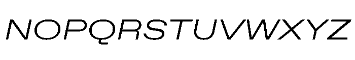 ABCFavoritExpanded LightItalic Font UPPERCASE