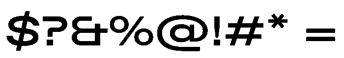 ABCFavoritExpanded Medium Font OTHER CHARS