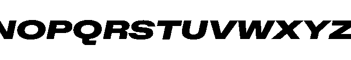 ABCFavoritExpanded UltraItalic Font UPPERCASE