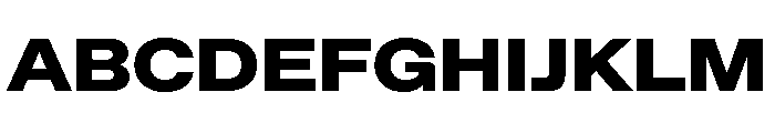 ABCFavoritExtended Black Font UPPERCASE