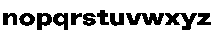 ABCFavoritExtended Black Font LOWERCASE