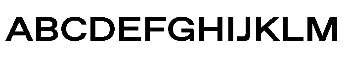 ABCFavoritExtended Bold Font UPPERCASE