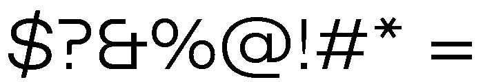 ABCFavoritExtended Light Font OTHER CHARS
