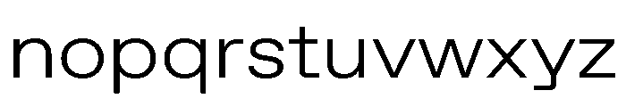 ABCFavoritExtended Light Font LOWERCASE
