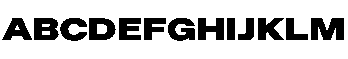 ABCFavoritExtended Ultra Font UPPERCASE