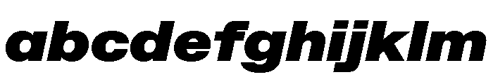 ABCFavoritExtended UltraItalic FONT