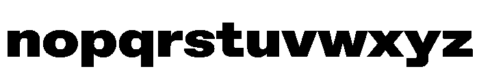 ABCFavoritExtended Ultra Font LOWERCASE
