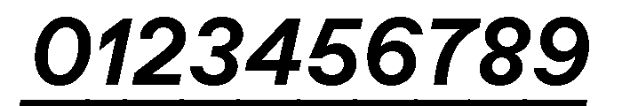 ABCFavoritLining BoldItalic Font OTHER CHARS