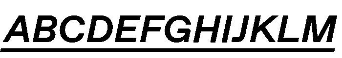 ABCFavoritLining BoldItalic Font UPPERCASE