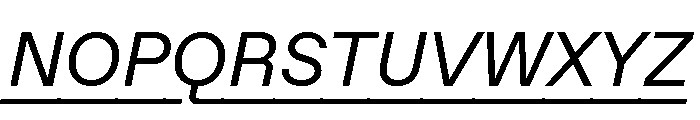 ABCFavoritLining BookItalic Font UPPERCASE