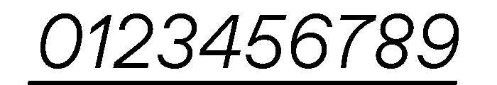 ABCFavoritLining LightItalic Font OTHER CHARS