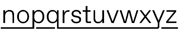 ABCFavoritLining Light Font LOWERCASE