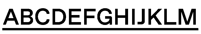 ABCFavoritLining Medium Font UPPERCASE