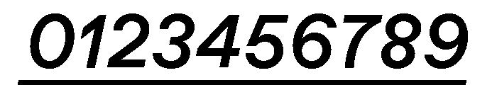 ABCFavoritLining MediumItalic Font OTHER CHARS