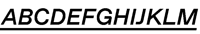 ABCFavoritLining MediumItalic Font UPPERCASE