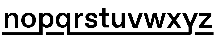 ABCFavoritLining Medium Font LOWERCASE