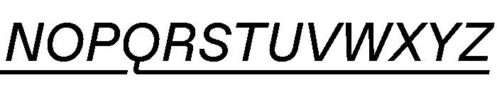 ABCFavoritLining RegularItalic Font UPPERCASE