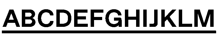ABCFavoritLining Font UPPERCASE