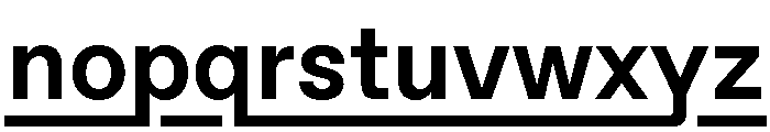 ABCFavoritLining Font LOWERCASE