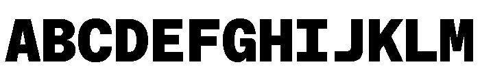 ABCFavoritMono Black Font UPPERCASE
