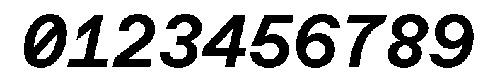 ABCFavoritMono BoldItalic Font OTHER CHARS