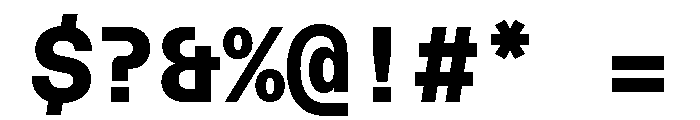 ABCFavoritMono Extrabold Font OTHER CHARS
