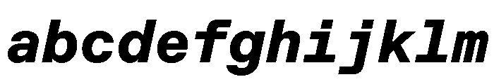 ABCFavoritMono ExtraboldItalic FONT