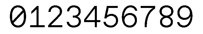 ABCFavoritMono Light Font OTHER CHARS