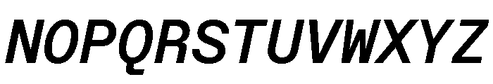 ABCFavoritMono MediumItalic Font UPPERCASE