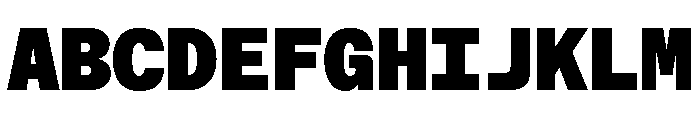 ABCFavoritMono Ultra Font UPPERCASE