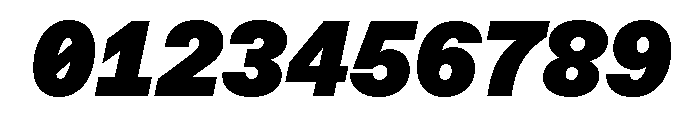 ABCFavoritMono UltraItalic Font OTHER CHARS